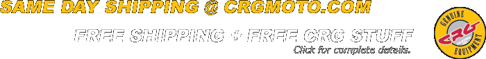 Same Day Shipping CRGmoto.com